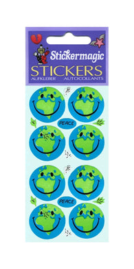 Wholesale - Pack of 12 Paper Stickers - Happy World