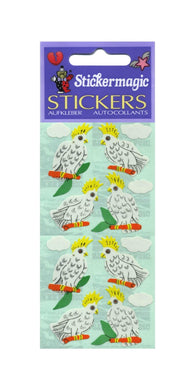 Wholesale - Pack of 12 Paper Stickers - Cockatoos