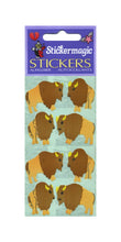 Load image into Gallery viewer, Wholesale - Pack of 12 Paper Stickers - Buffaloes