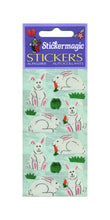 Load image into Gallery viewer, Wholesale - Pack of 12 Paper Stickers - Bunny Rabbits &amp; Carrot