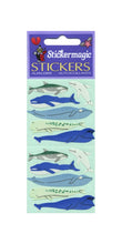 Load image into Gallery viewer, Wholesale - Pack of 12 Paper Stickers - Micro Whales