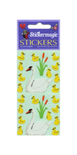 Load image into Gallery viewer, Wholesale - Pack of 12 Paper Stickers - Swans And Cygnets