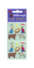 Load image into Gallery viewer, Wholesale - Pack of 12 Paper Stickers - Nativity Scene