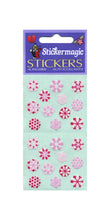 Load image into Gallery viewer, Wholesale - Pack of 12 Paper Stickers - Snowflakes