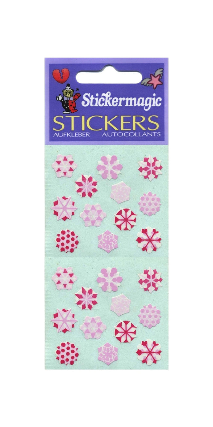 Wholesale - Pack of 12 Paper Stickers - Snowflakes