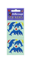 Load image into Gallery viewer, Wholesale - Pack of 12 Paper Stickers - Dolphin &amp; Fish