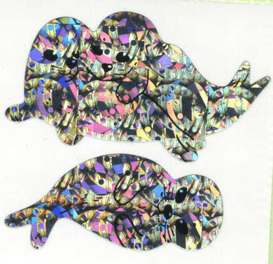 Roll of Prismatic Stickers - Seals