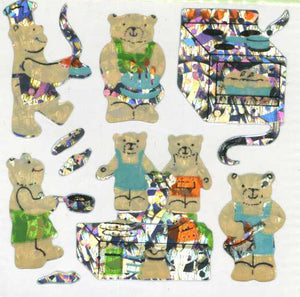 Pack of Prismatic Stickers - Micro Teddy Kitchen