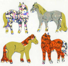 Load image into Gallery viewer, Pack of Prismatic Stickers - Shire Horses