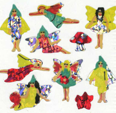 Roll of Prismatic Stickers - Fairies
