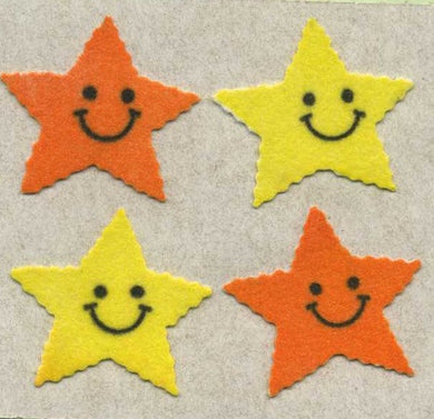Roll of Furrie Stickers - Smiley Stars