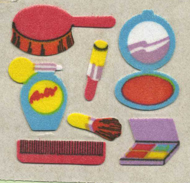 Roll of Furrie Stickers - Make-up Set
