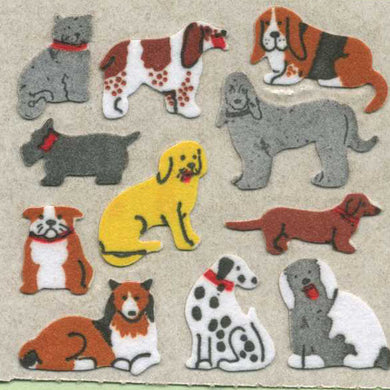 Roll of Furrie Stickers - Micro Dogs