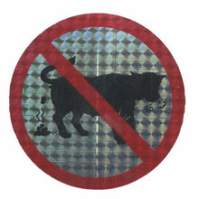 Load image into Gallery viewer, Roll of Prohibitive Prismatic Stickers - No Bull