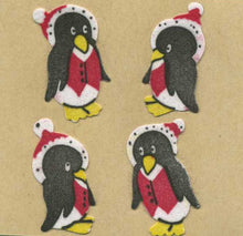 Load image into Gallery viewer, Roll of Furrie Stickers - Winter Penguins
