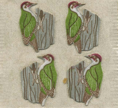Roll of Furrie Stickers - Woodpeckers