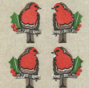 Roll of Furrie Stickers - Robins
