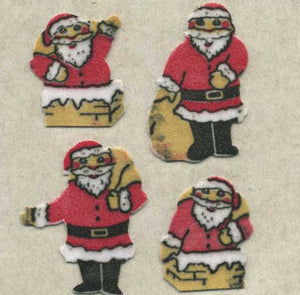 Pack of Furrie Stickers - Mini Santas