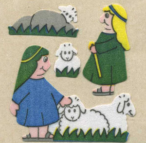 Roll of Furrie Stickers - Little Shepherds