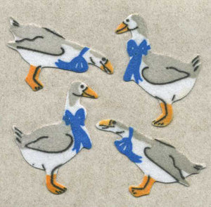 Roll of Furrie Stickers - Geese