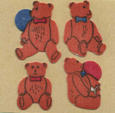 Roll of Furrie Stickers - Traditional Teddies