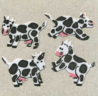 Roll of Furrie Stickers - Cows