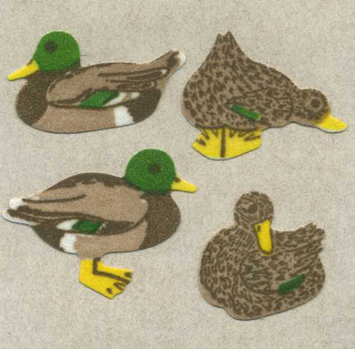 Roll of Furrie Stickers - Mallard Ducks