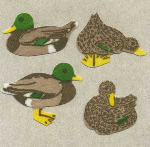 Roll of Furrie Stickers - Mallard Ducks