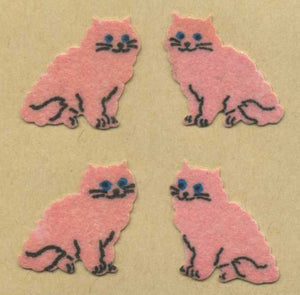 Pack of Furrie Stickers - Pink Cats