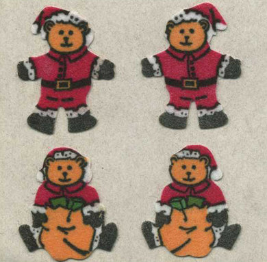Roll of Furrie Stickers - Santa Bears