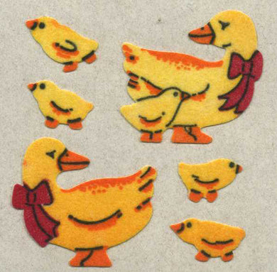 Roll of Furrie Stickers - Duck Family