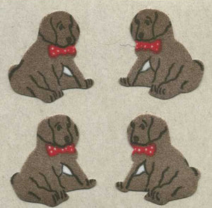 Pack of Furrie Stickers - Puppies Sitting