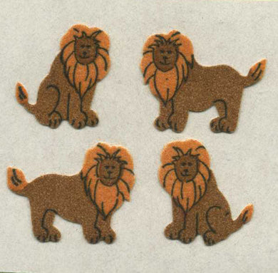 Roll of Furrie Stickers - Lions