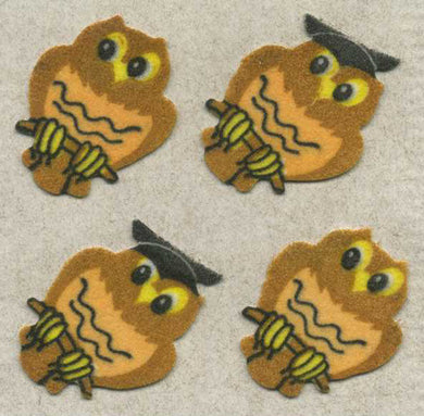 Roll of Furrie Stickers - Wise Owls