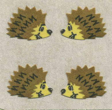 Roll of Furrie Stickers - Hedgehogs