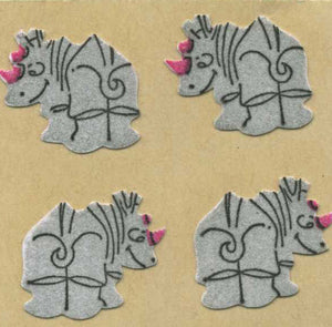 Pack of Furrie Stickers - Rhinos