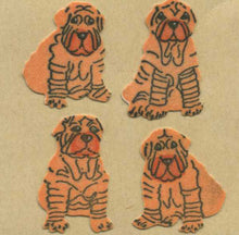Load image into Gallery viewer, Roll of Furrie Stickers - Shar Peis