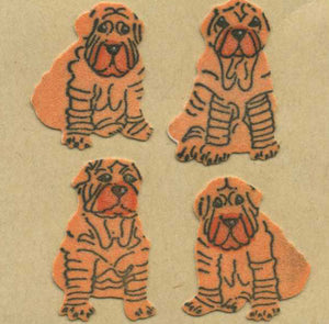 Roll of Furrie Stickers - Shar Peis