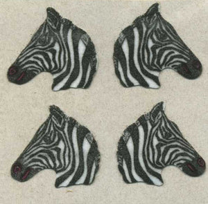 Pack of Furrie Stickers - Zebras