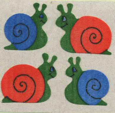 Roll of Furrie Stickers - Snails