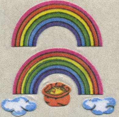 Roll of Furrie Stickers - Rainbows