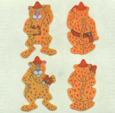 Roll of Pearlie Stickers - Leopards