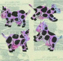 Load image into Gallery viewer, Roll of Pearlie Stickers - Cows