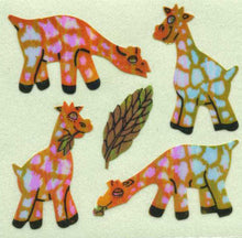 Load image into Gallery viewer, Roll of Pearlie Stickers - Giraffes