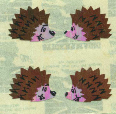 Roll of Pearlie Stickers - Hedgehogs