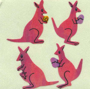 Roll of Pearlie Stickers - Kangaroos