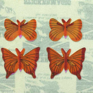 Pack of Pearlie Stickers - Yellow Butterflies