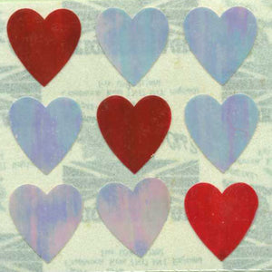 Pack of Pearlie Stickers - Pink Hearts