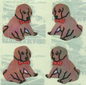 Pack of Pearlie Stickers - Puppies Sitting
