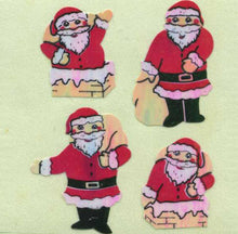 Load image into Gallery viewer, Pack of Pearlie Stickers - Mini Santas